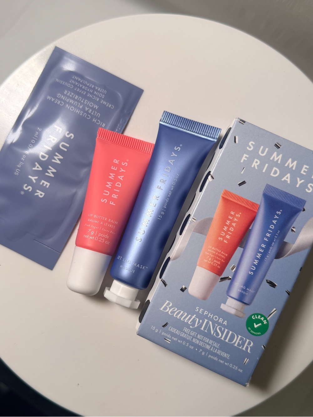 Summer Fridays Skincare Set - Lip Balm and Mask moisturizer set